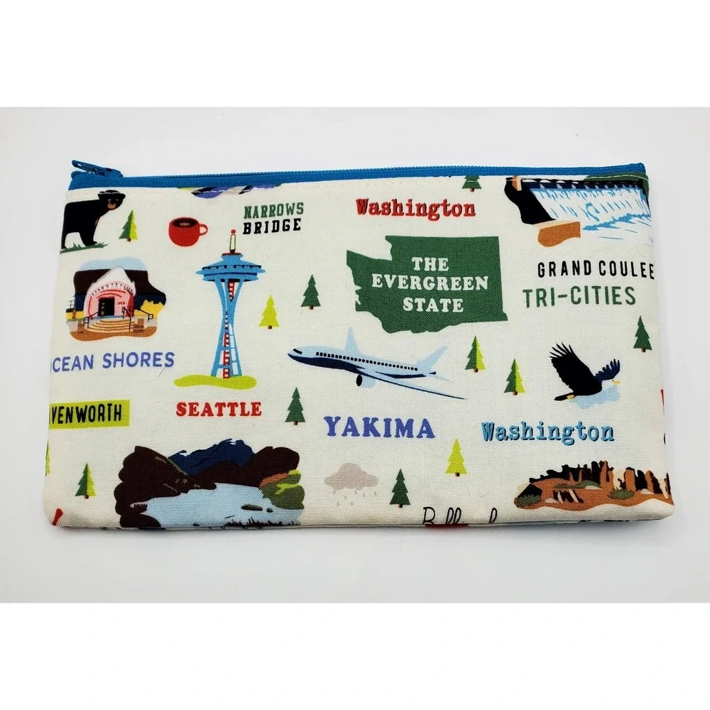 Washington State pencil/cosmetic bag